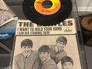 The Beatles 45 Picture Sleeve Capitol 5112 I Want To Hold Your Hand & I Saw Her
