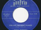 RUSTY MCDONALD - You Got The Right Number - INTRO -  Gr8 Country Bopper 45