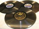 3 Original 1920's 78rpm JAZZ records with ADRIAN ROLLINI, BIX & TRAM etc E+