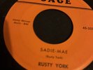 rare rockabilly rusty york sadie mae/ Margaret Annvg++ First Label