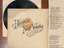 NEIL YOUNG HARVEST ORIGINAL 1972 Reprise Records Vinyl (VG+/VG) w/ Lyric Poster