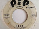 Rockabilly Hiccup 45 TINO Heidi/Wedding Bells Will Ring Pip HEAR Promo