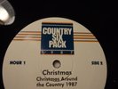 Christmas Around the Country. Country Six Pack 1987 Xmas radio special. 3 LP set