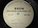 BOBBY VINTON MR LONELY 1964 UK ACETATE 45 VINYL 7