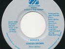 GINGER BROWN Dallas Cowboys Private 45 Single Tribute to ROGER STAUBACH HEAR