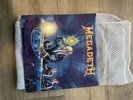 MEGADETH . rust in peace LP  Metallica Slayer Anthrax Exodus Kreator Carnivore