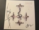 Behemoth Opvs Contra Natvram Lux Signed White Gold Splatter Vinyl Edt Of 1160