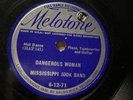 NM Rare Mississippi Jook Band, Dangerous Woman/BBQ Bust - Melotone Guitar Gazoo