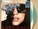 Lady Gaga THE FAME Glacier Blue Exclusive Vinyl Record 2 LP