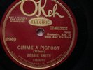 NM Blues Bessie Smith Okeh-Gimme A Pigfoot/Take Me For A Buggy Ride (Clean Copy)
