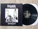 Nausea Extinction LP Greg Lee Processing Fold Out Sleeve w/ Poster Crust Punk