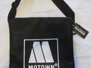 DJ Vinyl Record Bag - MOTOWN - 25LP, Top loading Flap w/ Stap & Back Zipper area