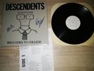 Descendents - Milo goes to College Vinyl LP (1982) 1st press  black flag nofx