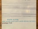 Phil Woods, Gene Quill, Sahib Shihab - Four Altos - Original Prestige LP
