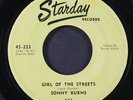 SONNY BURNS: satan's a-waitin' / girl of the streets STARDAY 7