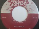 RARE R&B DOO WOP 45 by THE FIVE THRILLS HEAR IT