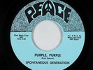 Garage Psych Fuzz 45 - Spontaneous Generation - Purple, Purple - Peace NM rare