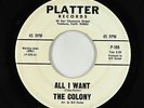 Garage/Psych 45 - Colony - All I Want/Things On My Mind - Platter - mp3