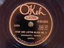 Okeh 8859 Mississippi Sheiks UNHAPPY BLUES   78 rpm  Delta Blues E-