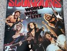 Scorpions  Orig 1985 World Wide Live 1st UK Pressing 2-LP Gatefold Vinyl  VG+/EX