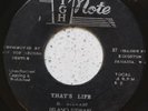 THAT'S LIFE / TELL ME BABY -Delano Stewart ( BOSS 1968 Soulful Skinhead Reggae )