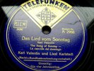 1650/KARL VALENTIN-LIESL KARLSTADT-Die vier Jahreszeiten-Sonntag-78rpm Schellack