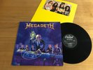 MEGADETH..RUST IN PEACE.. RARE UK FIRST ISSUE ALBUM + INNER..EST 2132