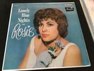 LONELY BLUE NIGHTS WITH ROSIE STEREO VINYL LP ON BRUNSWICK VG+ TO VG++