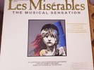 Les Misérables Broadway Soundtrack Album 2xLP  1987, Geffen Records Promo Stamp