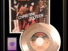 KISS CHRISTINE SIXTEEN 45 RPM GOLD METALIZED RECORD RARE NON RIAA  AWARD