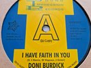 Doni Burdick *  I Have Faith In You  /  Bari Track  *  OUTTA SIGHT DJ TEST PRESS