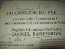 JACQUELINE DU PRE  Haydn / Boccherini Cello concs SIGNED BY JACKIE  - ASD 2331