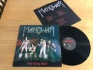 MANOWAR..INTO GLORY RIDE.. RARE UK ISSUE ALBUM + INNER..MFN 6