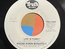 funk soul 7” ROUND ROBIN MONOPOLY I'd Rather Life Is Funky  Mp3 Truth