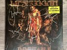 Meshuggah Immutable SIGNED Vinyl LP Record AUTOGRAPHED Brand New Red Marble