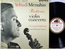 ASD-377 Beethoven Violin Concerto MENUHIN Silvestri EMI HMV 1960 Cream & Gold EX
