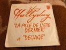 45T Johnny Hallyday PROMO LA FILLE DE L'ETE DERNIER + pochette/etiquette jukebox