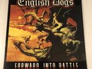 ENGLISH DOGS Forward Into Battle LP COMBAT CORE CCT 8047 w/ lyric sheet insert
