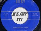 Raw Rite Bluegrass Hick Hillbilly Bop 45 GEORGE LEE Heartbreak Trail RUBY rare