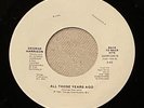 GEORGE HARRISON All Those Years Ago Teardrops Rare Label Variation Beatles  1991