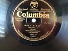 HOT DANCE MASON DIXON OR (Trumbauer) Columbia 1861 What a Day/Alabammy Snow  EE+