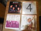 4 VINTAGE RECORD ALBUMS 33 LP FOREIGNER QUEEN 4 DOUBLE VISION HEAD GAMES ESTATE