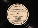 JAZZ TEDDY WILSON That Old Feeling / My Blue Heaven WILSON SCHOOL FOR PIANISTS