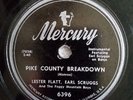 Flatt & Scruggs 78 rpm Pike County Breakdown/Old Salty Dog Blues Mercury 6396 E-