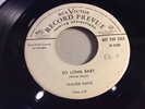WALTER DAVIS (W/ HENRY TOWNSEND) RCA 47-5012-SO LONG BABY-RARE BLUES 45 PROMO M-