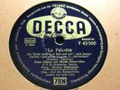 HANS ALBERS La Paloma / Auf der Reeperbahn nachts um halb eins DECCA F 43500