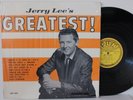 Jerry Lee Lewis LP “Jerry Lee’s Greatest ” Sun 1265   DG Mono   CLEAN in SHRINK