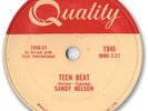 Super Rare 1959 SANDY NELSON Rock’n Roll/ Drum 78 RPM Record. Teen Beat