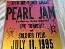Pearl Jam Spin The Black Circle Live Soldier Field Vinyl LP Chicago 1995 Record