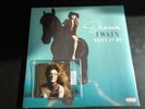 SHANIA TWAIN QUEEN OF ME RARE BLUE VINYL ALTERNATIVE SLEEVE LP + SIGNED ART CARD